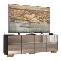 Rack Tv Até 50 Polegadas Com Espelhos Mp1083 Preto natural - 1
