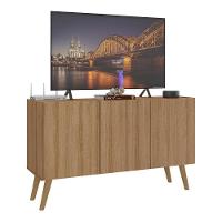 Rack Retrô Para Tv Até 32 Polegadas Com Mp1067 Rustic natural - 1