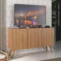 Rack Retrô Para Tv Até 32 Polegadas Com Mp1067 Rustic natural - 2