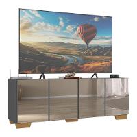 Rack Tv Até 50 Polegadas Com Espelhos Mp1083 Grafite natural - 1