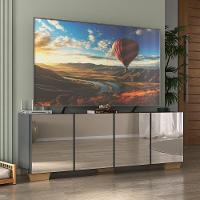 Rack Tv Até 50 Polegadas Com Espelhos Mp1083 Grafite natural - 2