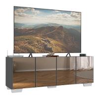 Rack Tv Até 50 Polegadas Com Espelhos Mp1083 Grafite branco - 1