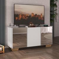 Rack Tv Até 32 Polegadas Com Espelhos Mp1079 Branco natural - 2