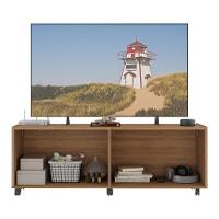 Rack Tv Até 50 Polegadas Com Rodízios E Espelhos Mp1080 Rustic Rustic - 3