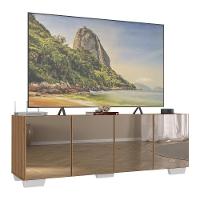 Rack Tv Até 50 Polegadas Com Espelhos Mp1083 Rustic branco - 1