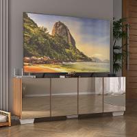 Rack Tv Até 50 Polegadas Com Espelhos Mp1083 Rustic branco - 2