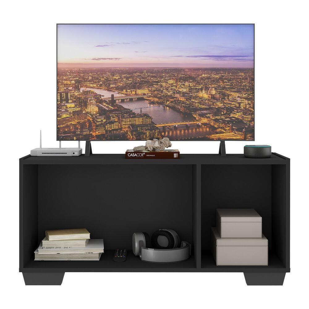 Rack Tv Até 32 Polegadas Com Espelhos Mp1079 Preto Preto - 4