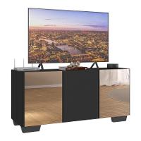 Rack Tv Até 32 Polegadas Com Espelhos Mp1079 Preto Preto - 1
