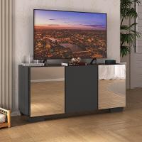 Rack Tv Até 32 Polegadas Com Espelhos Mp1079 Preto Preto - 2