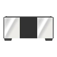 Rack Tv Até 32 Polegadas Com Espelhos Mp1079 Preto Preto - 5