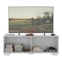 Rack Tv Até 50 Polegadas Com Espelhos Mp1083 Branco Branco
