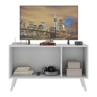 Rack Tv Até 32 Polegadas Retrô Com Espelhos Mp1078 Branco Branco