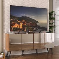 Rack Tv Até 50 Polegadas Retrô Com Espelhos Mp1082 Rustic preto - 2