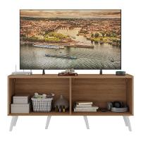 Rack Tv Até 50 Polegadas Retrô Com Espelhos Mp1082 Rustic branco - 3