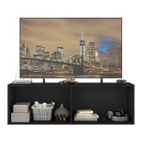 Rack Tv Até 50 Polegadas Suspenso Com Espelhos Mp1081 Preto Preto - 3