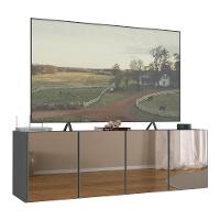 Rack Tv Até 50 Polegadas Suspenso Com Espelhos Mp1081 Grafite Grafite - 1