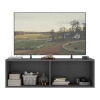 Rack Tv Até 50 Polegadas Suspenso Com Espelhos Mp1081 Grafite Grafite - 3