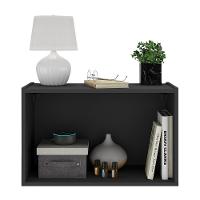 Kit 2 Mesas De Cabeceira 2 Portas Mp4135 Preto Preto - 2