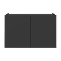 Kit 2 Mesas De Cabeceira 2 Portas Mp4135 Preto Preto