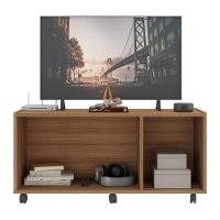 Rack Tv Até 32 Polegadas Com Rodízios E Espelhos Mp1076 Rustic Rustic - 3