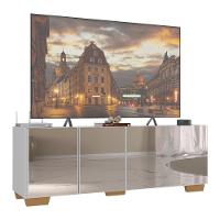 Rack Tv Até 50 Polegadas Com Espelhos Mp1083 Branco natural - 1