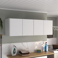 Armário De Lavanderia Aéreo Multiuso Mp5042 Branco Branco - 3