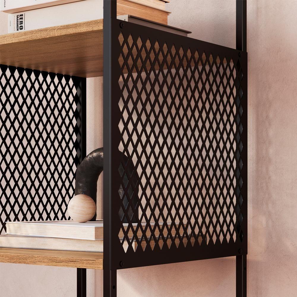 Rack 180 Cm 2 Pt Estante Prateleira Industrial 27x23 Mell Preto Pp Mell Preto - 3