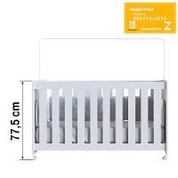 Berço Com Colchao E Rodizios La012 Branco Comm Branco - 8