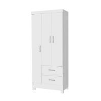 Roupeiro Iris Madeira 3pt 2gv Branco - 1