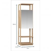 Estante Armário C-espelho Linha Clothes - 3