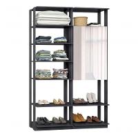 Closet Guarda Roupa 1 Arm. C-espelho Linha Clothes - 1