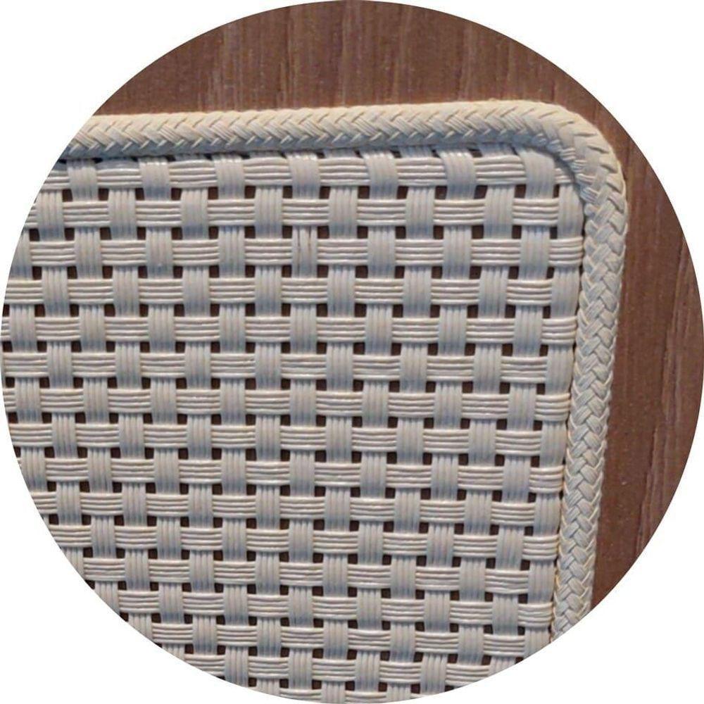 Balcão Buffet 3 Portas 2 Gavetas Palhinha Pé Metal Oslo - 2