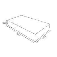 Bancada Madeira Maciça Banheiro Lavabo Estilo Industrial 70 Cm X 40 Cm Marrom - 8