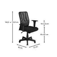 Cadeira Presidente Galaxy Giratória Plus Base Preta - 3