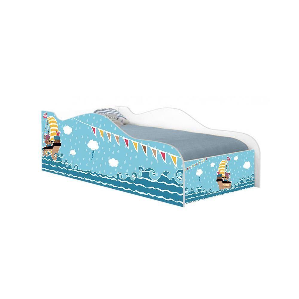 Cama Fun Ursinhos Pirata Solteiro Com Colchão - 3