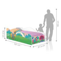 Cama Fun Unicórnio Feliz Solteiro Com Colchão - 5