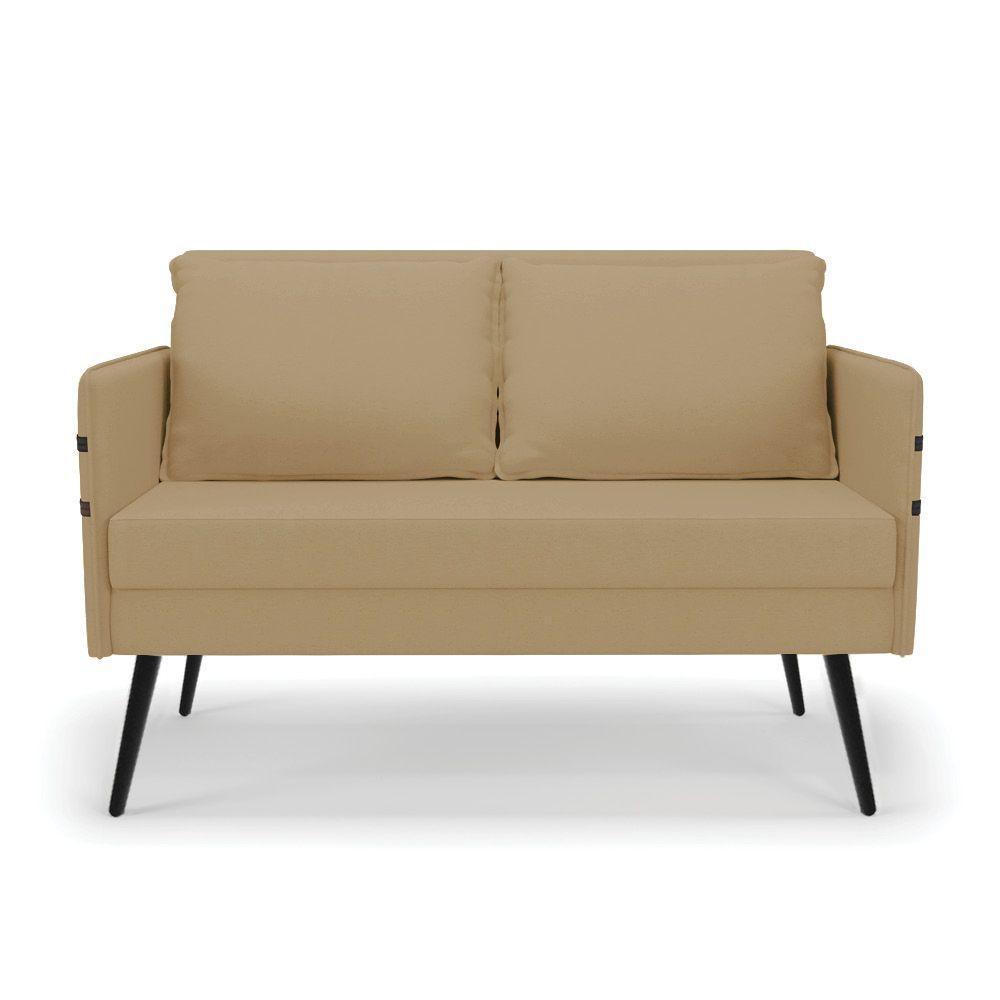 Namoradeira 02 Lugares Mari Linho De Ferro A32 Palha - 7