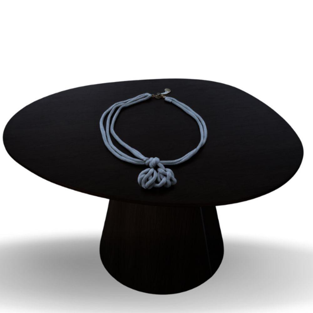 Mesa Cone Redonda Orgânica Em ébano 120cm - 2