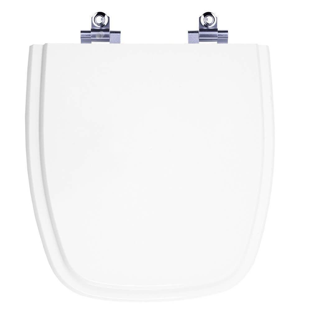 Tampa De Vaso Sanitário Com Amortecedor Angra Branco Para Bacia Logasa - 1