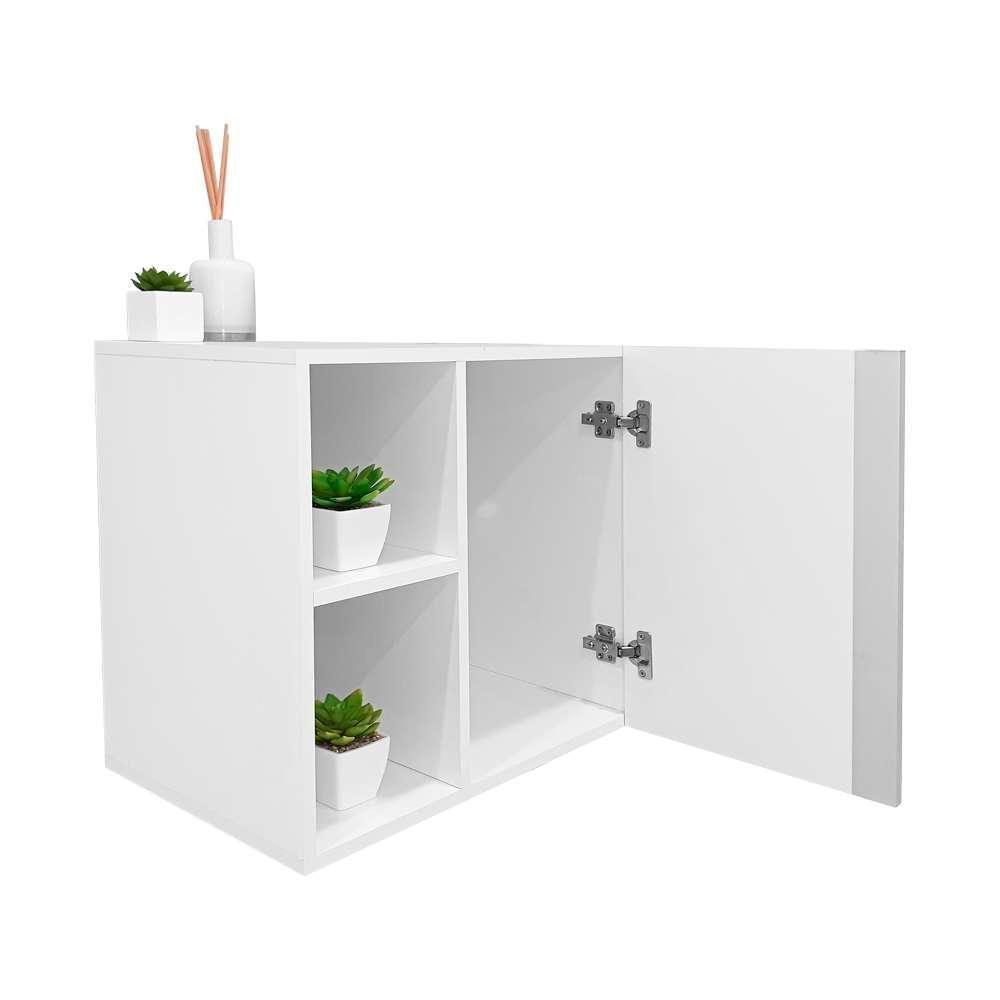 Conjunto Gabinete Para Banheiro Branco 55cm Sem Cuba Harpia - 8