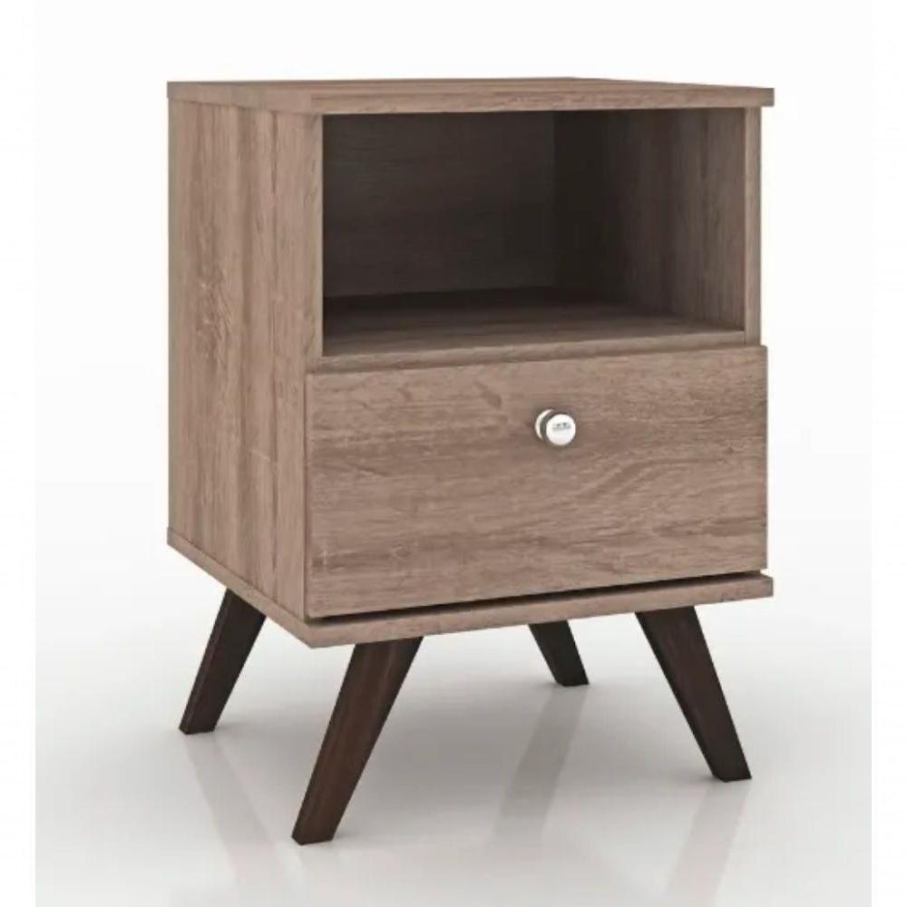 Mesa De Cabeceira Retrô 1 Gaveta - 2