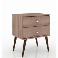 Mesa De Cabeceira Retrô 2 Gavetas - 2