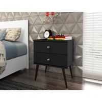 Mesa De Cabeceira Retrô 2 Gavetas - 2