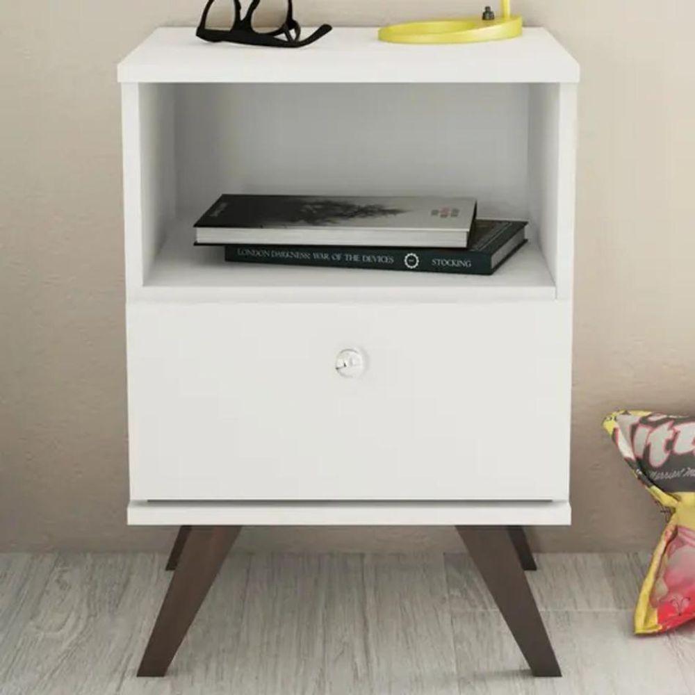 Mesa De Cabeceira Retrô 1 Gaveta - 1