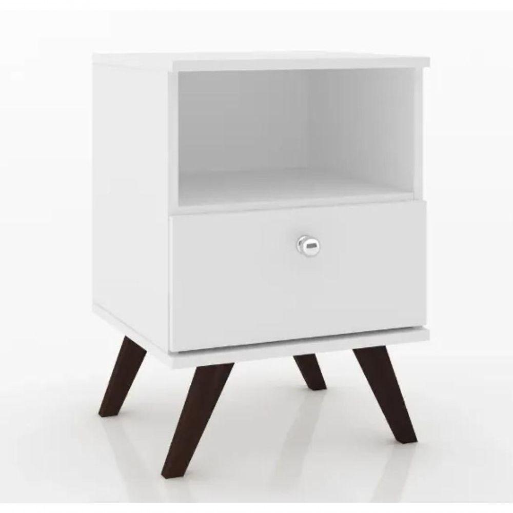 Mesa De Cabeceira Retrô 1 Gaveta - 2