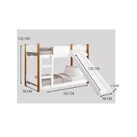 Beliche Infantil Encanto Branco Grenat Com Escorregador - Gabrielli Móveis