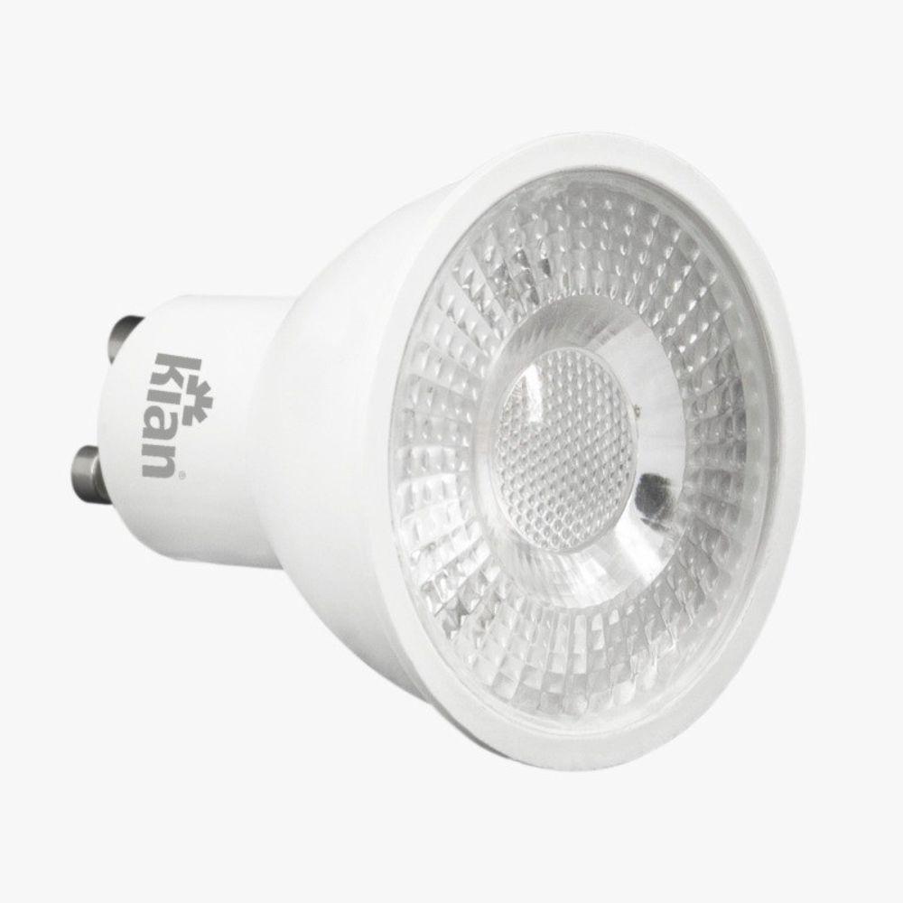 Kit 9 Lâmpadas Led Mr16 6,5w 2700k Branca Morna Bivolt - 6