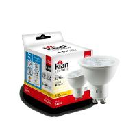 Kit 10 Lâmpadas Led Mr16 6,5w 2700k Branca Morna Bivolt - 9