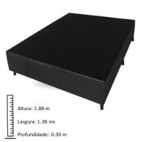 Base Box Para Colchão Casal Itaflex 1,38x1,88x0,39 Preto - 2