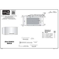 Aéreo Geladeira Valência Branco Salleto Móveis Cinamomo Com Off White - 3